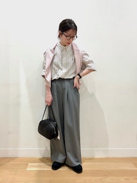 「アイテム（腕時計）」を使った、えばみ。さん（レディース・160cm）の春コーディネート