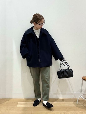 えばみ。さん（レディース・160cm）の冬コーディネート