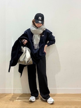 「CASIO（カシオ）のアイテム」を使った、えばみ。さん（レディース・160cm）の冬コーディネート