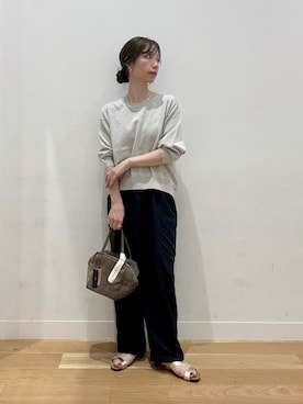 「URBAN RESEARCH DOORS(アーバンリサーチドアーズ)のアイテム(ネックレス)」を使った、えばみ。さん(レディース・160cm)の秋コーディネート