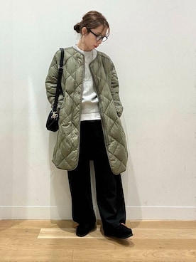 「アイテム（アナログ腕時計）」を使った、えばみ。さん（レディース・160cm）の秋コーディネート