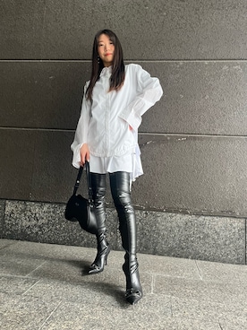 Chikanoさん（レディース・160cm）の冬コーディネート