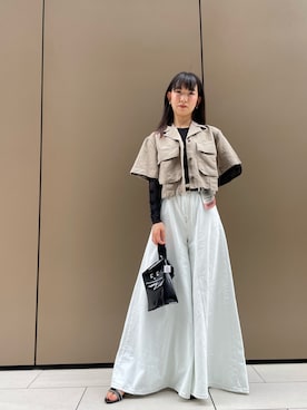 「DIESEL OSAKA」｜Chikanoさん（レディース・162cm）の夏コーディネート