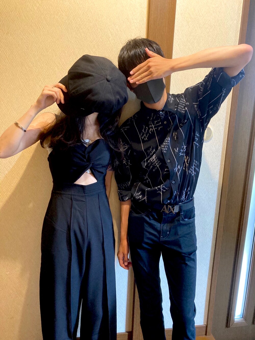 「クロコーデ」｜「ARMANI EXCHANGEの【A|Xアルマーニ エクスチェンジ】A|Xロゴベルト（ベルト、ブラック系）」を使った、カズキさん（メンズ・167cm）の夏コーディネートの1枚目の写真