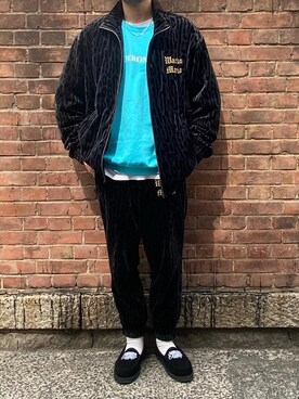 「ワコマリア」｜「アイテム（ジャケット/アウター）」を使った、こーたさん（メンズ・184cm）の春コーディネート