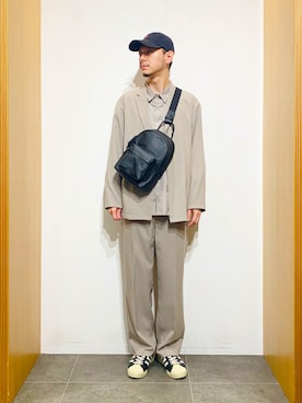 「URBAN RESEARCH（アーバンリサーチ）のアイテム（その他アウター）」を使った、渡部大宜 WatabeHarukiさん（メンズ・175cm）の秋コーディネート