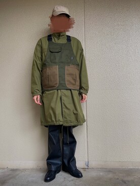 「Adoon plain（アドーンプレーン）のアイテム（パンツ）」を使った、Yuさん（メンズ・167cm）の冬コーディネート