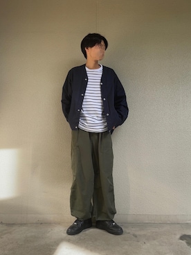 「SASSAFRAS（ササフラス）のアイテム」を使った、Yuさん（メンズ・167cm）の秋コーディネート