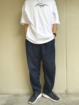 「Adoon plain（アドーンプレーン）のアイテム（アクセサリー）」を使った、Yuさん（メンズ・167cm）の夏コーディネート