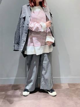 とみいなつみさん（レディース・155cm）の秋コーディネート