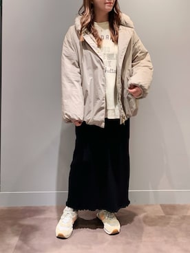 「PUAL CE CIN（ピュアルセシン）のアイテム（ジャケット/アウター）」を使った、とみいなつみさん（レディース・155cm）の秋コーディネート
