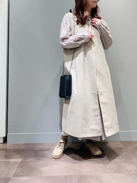 「PUAL CE CIN（ピュアルセシン）のアイテム（ジャケット/アウター）」を使った、とみいなつみさん（レディース・155cm）の春コーディネート