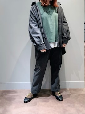 とみいなつみさん（レディース・155cm）の秋コーディネート