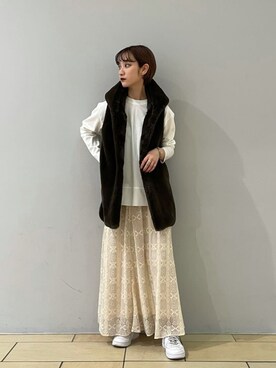 mkkkisさん(レディース・163cm)の冬コーディネート