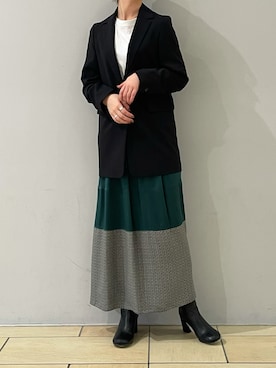 mkkkisさん（レディース・163cm）の冬コーディネート