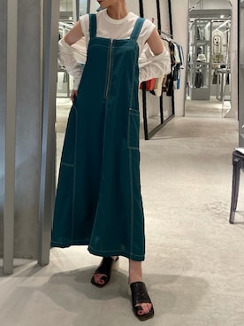 「Lui's（ルイス）のアイテム（ワンピース/ドレス）」を使った、mkkkisさん（レディース・163cm）の夏コーディネート