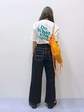 「PBLIM（ページボーイリム）のPAGEBOYLIM/カツラギスケーターパンツ（その他パンツ）」を使った、NIINAさん（レディース・164cm）の夏コーディネート