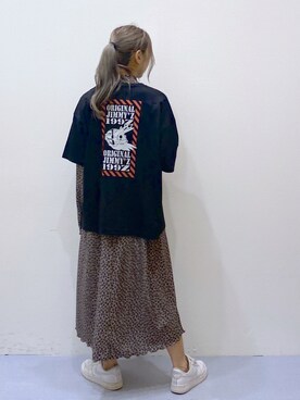 「PBLIM（ページボーイリム）のアイテム（ワンピース/ドレス）」を使った、NIINAさん（レディース・164cm）の夏コーディネート