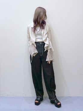 「PAGEBOY CORE」｜NIINAさん（レディース・164cm）の夏コーディネート