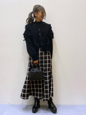 「PAGEBOY CORE」｜NIINAさん（レディース・164cm）の冬コーディネート