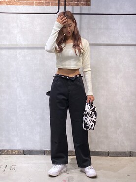 「PAGEBOY CORE」｜NIINAさん（レディース・164cm）の秋コーディネート