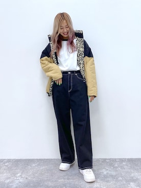 「PBLIM（ページボーイリム）のPAGEBOYLIM/カツラギスケーターパンツ（その他パンツ）」を使った、NIINAさん（レディース・164cm）の夏コーディネート