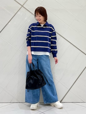 「Lee（リー）のアイテム」を使った、IKUさん（骨格ウェーブ・レディース・161cm）の秋コーディネート