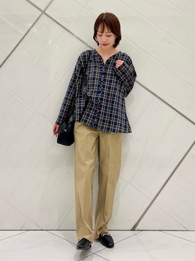 「URBAN RESEARCH DOORS（アーバンリサーチドアーズ）のアイテム」を使った、IKUさん（レディース・161cm）の秋コーディネート