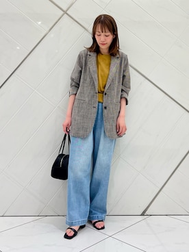 「帰省コーデ」｜IKUさん（レディース・161cm）の春コーディネート