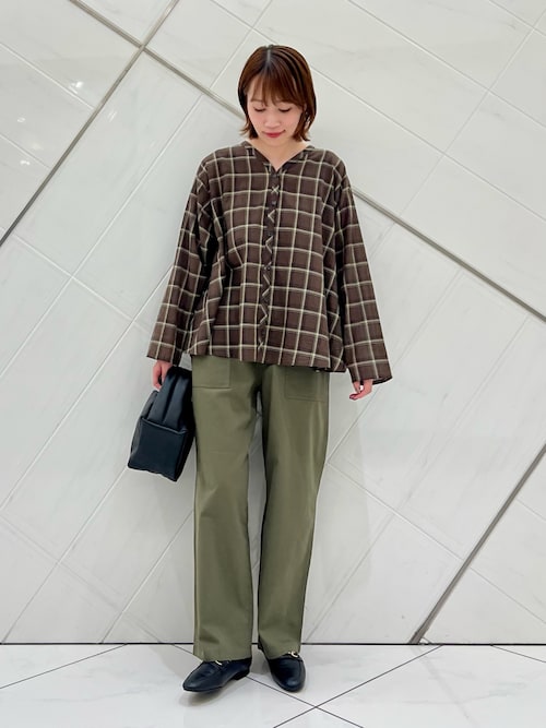 セール】チェックフレアブラウス（Tシャツ/カットソー）｜URBAN