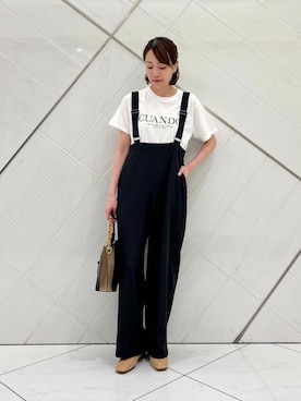 「アイテム（その他シューズ、ベージュ系）」を使った、IKUさん（レディース・161cm）の夏コーディネート