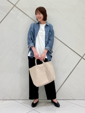 「URBAN RESEARCH DOORS（アーバンリサーチドアーズ）のアイテム」を使った、IKUさん（レディース・161cm）の秋コーディネート
