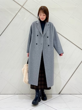 「アイテム（テーラードジャケット）」を使った、IKUさん（レディース・161cm）の秋コーディネート