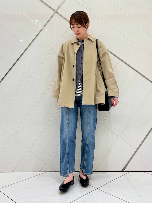 新品♪ウールサテン釦コンパクトカーディガン アーバンリサーチ ドアーズ URBAN RESEARCH DOORS ウールサテン釦