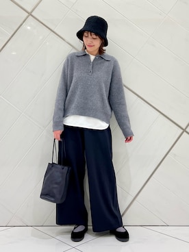 「アイテム（その他シューズ）」を使った、IKUさん（レディース・161cm）の秋コーディネート