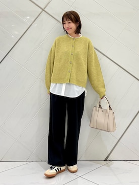 「RODE SKO（ロデスコ）のアイテム」を使った、IKUさん（レディース・161cm）の秋コーディネート