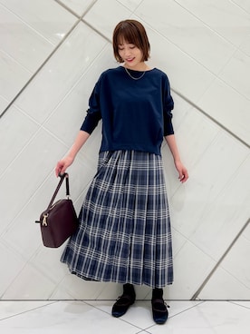 「URBAN RESEARCH DOORS（アーバンリサーチドアーズ）のアイテム」を使った、IKUさん（レディース・161cm）の秋コーディネート