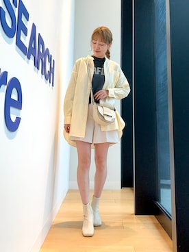 「キュロット」｜「アイテム（スウェット）」を使った、IKUさん（レディース・160cm）の冬コーディネート