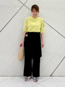 「RODE SKO（ロデスコ）のアイテム」を使った、IKUさん（レディース・161cm）の夏コーディネート