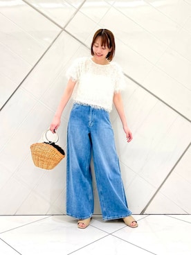 「COTTO（コトゥー）のアイテム」を使った、IKUさん（レディース・161cm）の夏コーディネート