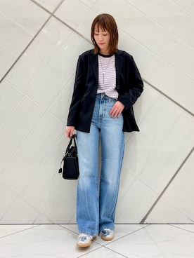 「RODE SKO（ロデスコ）のアイテム」を使った、IKUさん（レディース・161cm）の冬コーディネート