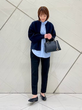 「アイテム（パンプス）」を使った、IKUさん（レディース・161cm）の秋コーディネート