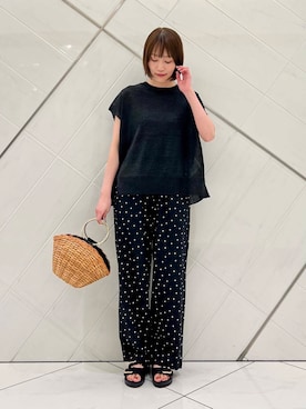 「COTTO（コトゥー）のアイテム」を使った、IKUさん（レディース・161cm）の夏コーディネート