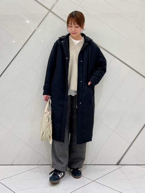 アーバンリサーチ ダウンコート ロングコート 黒 セール】ステッチレスライトダウンロングコート（ダウンジャケット