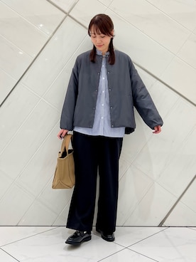 「RODE SKO（ロデスコ）のアイテム」を使った、IKUさん（レディース・161cm）の秋コーディネート