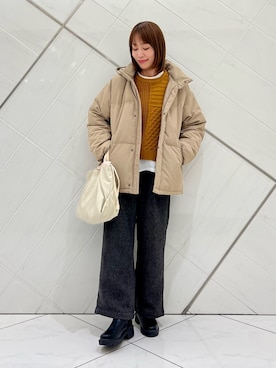 「URBAN RESEARCH DOORS（アーバンリサーチドアーズ）のアイテム（ブーツ）」を使った、IKUさん（レディース・161cm）の冬コーディネート