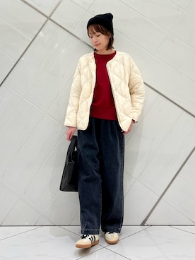 「アイテム（その他アウター）」を使った、IKUさん（レディース・161cm）の秋コーディネート