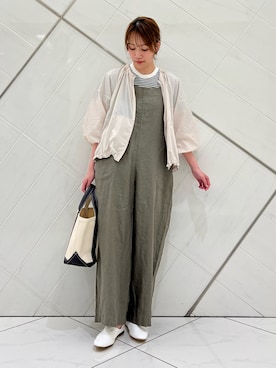 「かぐれ（カグレ）のアイテム」を使った、IKUさん（レディース・161cm）の春コーディネート