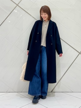 「URBAN RESEARCH（アーバンリサーチ）のアイテム（デニムパンツ）」を使った、IKUさん（レディース・161cm）の秋コーディネート