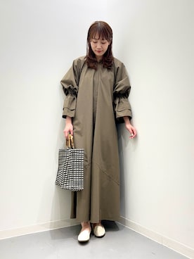 「イエベ秋」｜「アイテム（スリッポン）」を使った、IKUさん（レディース・161cm）の春コーディネート
